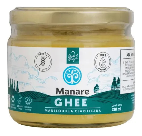Manare- Ghee Mantequilla Clarificada 210ml