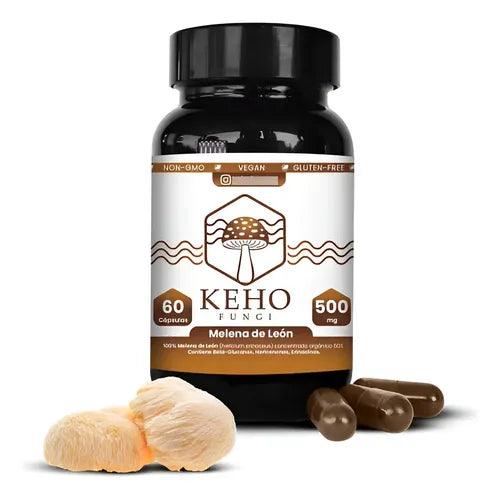 Keho Fungi- Melena De León Concentrado 990mg 60 Capsulas