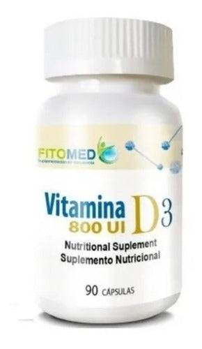 Fitomed-Vitamina D3 800UI 90 Cápsulas