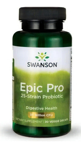 Suplemento En Cápsulas Vegetales Swanson Premium Probiotic 30 Billion Cfu25 Cepas Probióticos Sabor Original 30 Un