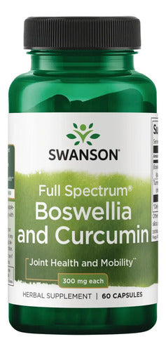 Swanson- Boswellia Curcumina movilidad y articulaciones  60capsulas