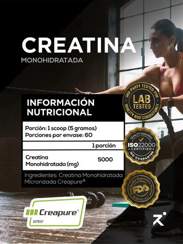 Strive Nutrition- Creatina Monohidratada Creapure 300 gramos