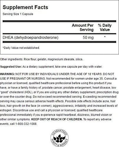 Swanson - Dhea 50 Milligramos 120 Cápsulas