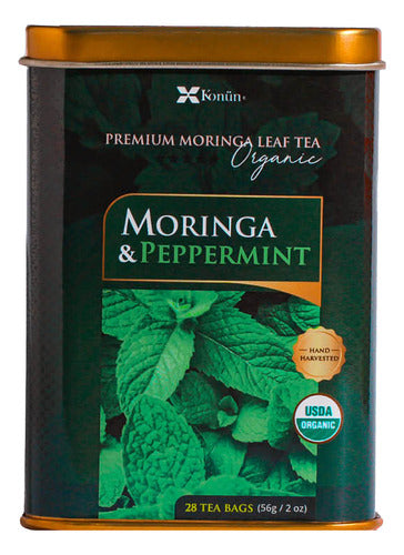 Konun - Infusión Moringa Menta 28 Bolsita