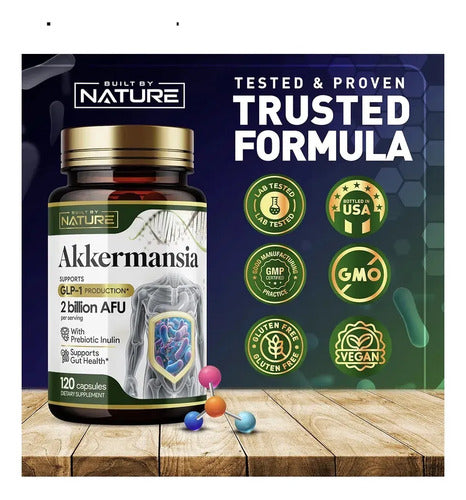 Nature Akkermansia 2 Billones X120 Cápsulas Sin Sabor