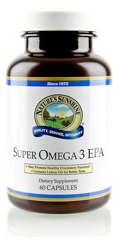 Natures Sunshine - Super Omega 3 Epa 60 Caps