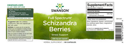 Swanson - Schizandra Berries 525mg 90 Caps