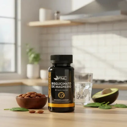 Bisglicinato De Magnesio 60 Capsulas Fnl Sabor Sin Sabor