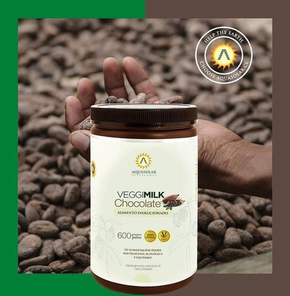 Aquasolar - Veggimilk Chocolate 600gr (leche De Coco, Cacao)