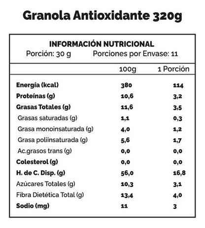 Granolín - Granola Antioxidante 320gr