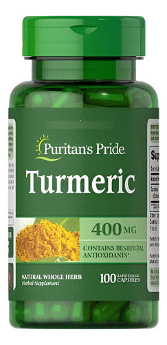 Puritan's Pride - Turmeric 400mg 100 Cápsulas 
