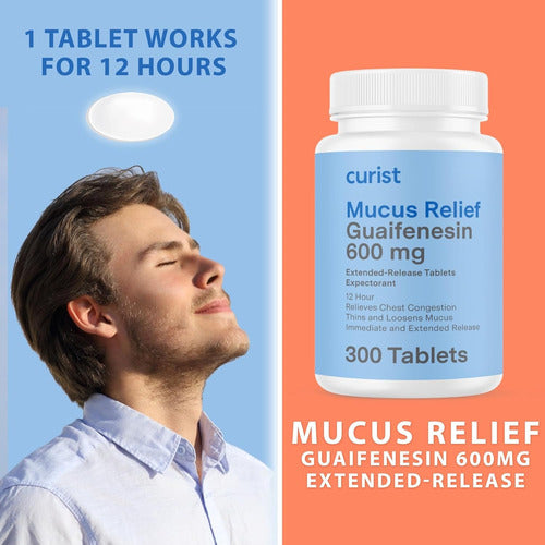 Curist Expectorante Alivio De La Mucosidad 300 Tabletas