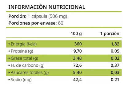 Fuente Vital - Cranberry Arandano Rojo 60 Cápsulas