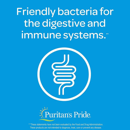Puritan's Pride Probiotico Acidophilus, 250 Capsulas