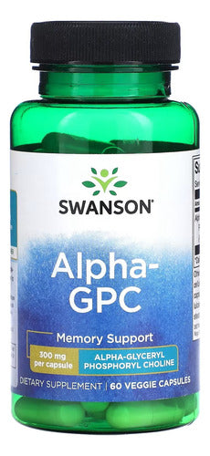 Swanson- Alpha Gpc   300mg 60 Capsulas