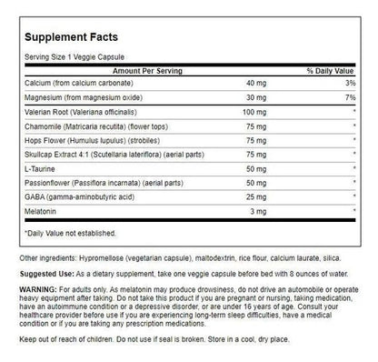 Swanson- Sleep Essentials Esentials  60capsulas
