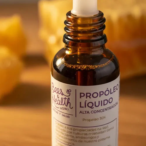 Bees & Health- Propóleo Al 30%  Alta Concentración 30 Mililitros