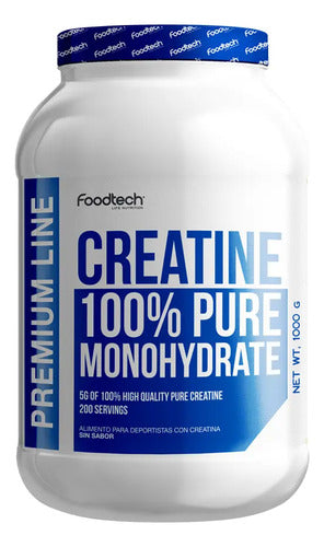 Foodtech - Creatina Monohidratada 1kg Sin Sabor