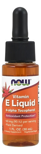 Vitamina E Líquida Now Sabor Sin Sabor