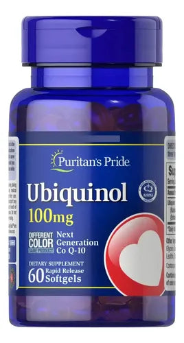 Puritan's Pride - Ubiquinol 100mg 60 Cápsulas Blandas N/a