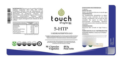 Touch Of Synergy 5-htp L-triptofano + B6, B12 90 Cáps