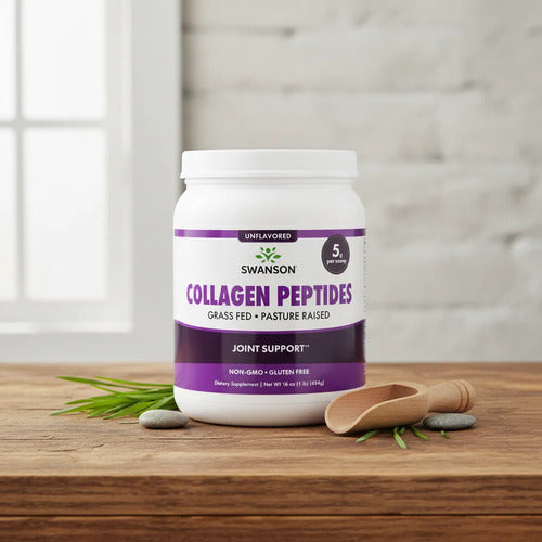 Swanson- Peptidos De Colageno 454gramos Sin Sabor Sin Sabor
