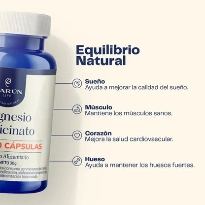 Karun Life- Magnesio Bisglicinato 60 Capsulas