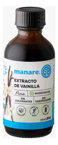 Manare- Extracto De Vainilla Puro 59ml