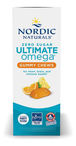 Nordic Naturals- Ultimate Omega (fruta Tropical) 54 Gomitas 