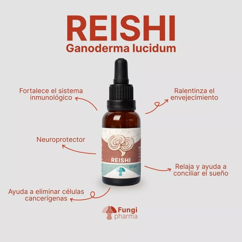 Fungi Pharma- Extracto De Hongo Reishi 30 ml