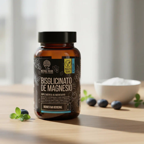 Natural Telchi - Magnesio Bisglicinato 500mg 60 Capsulas