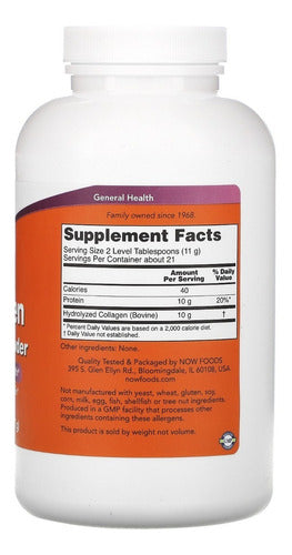 Now Foods Péptidos De Colágeno Piel Saludable 8oz