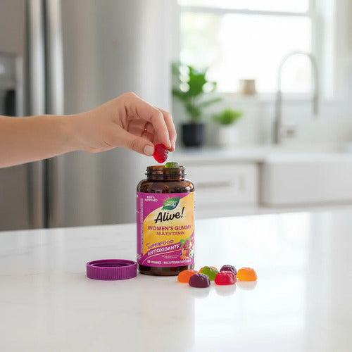 Natures Way - Multivitamínico Para Mujeres Gomitas 60 Caps Bayas Mixtas