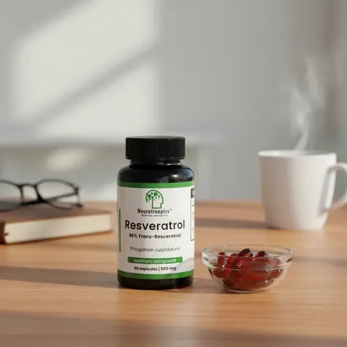 Neurotroopics- Trans-resveratrol 90 Cápsulas 