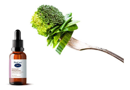 Biocare Metilfolato Liquido 15ml Nutrisorb Embarazo Anemia Sabor Sin Sabor