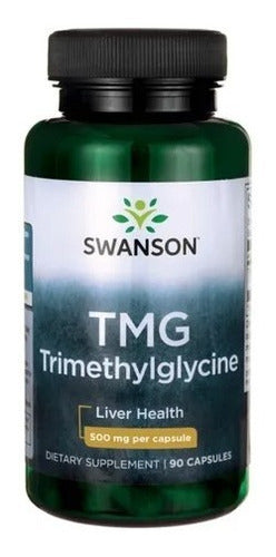 Swanson Suplemento Tmg Trimetilglicina 500 Mg Por Cápsula 90 Cápsulas Para 1 Mes