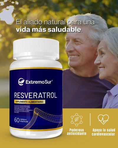 Extremo Sur- Resveratrol 60 Cápsulas