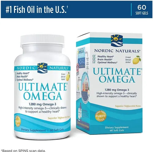Nordic Naturals - Ultimate Omega 1280 Mg Limón 60 Caps. Limón
