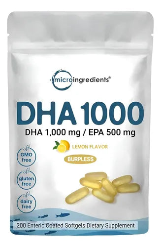 Micro Ingredies- Omega 3 Alto Dha 1000 Mg  500 Mg N/a