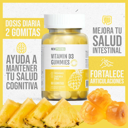 Newpharma - Vitamina D3 Gummies 60 Gomitas