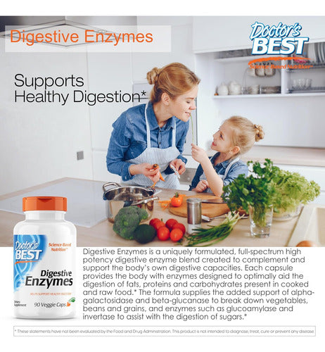 Doctor`s Best - Enzimas Digestivas 90 Capsulas