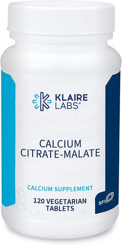 Calcio Citrato - Malate 120 Tabletas - Klaire Labs