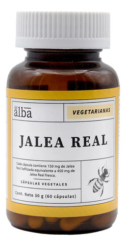 Apicola Del Alba- Jalea Real 30 Gramos 60 Cápsulas