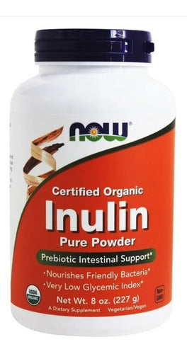 Now - Inulina Organica Certificada 227 Gr