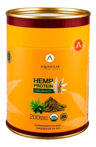 Hemp Protein 200g Polvo 100% Orgánico Proteina Vegetal