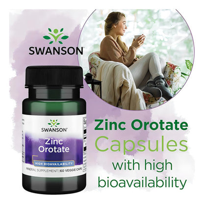 Zinc Orotate/orotato De Zinc 10 Mg 60caps Vegetales