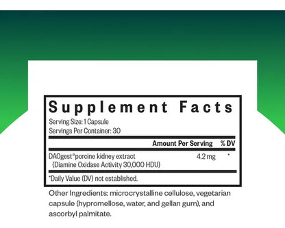 Seeking Health -  Dao Enzyme 30 Caps N/a