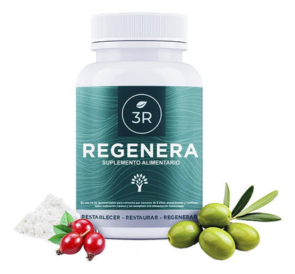 3r- Regenera (colágeno, rosa mosqueta y olivo.) 60 Cápsulas 