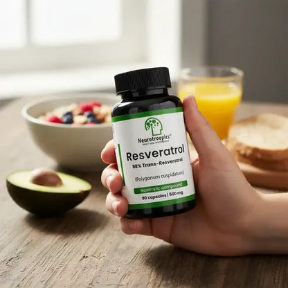 Neurotroopics- Trans-resveratrol 90 Cápsulas 