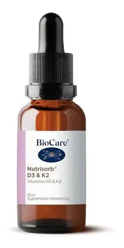 Vitamina D3&k2 Liquida 15 Ml Biocare N/a
